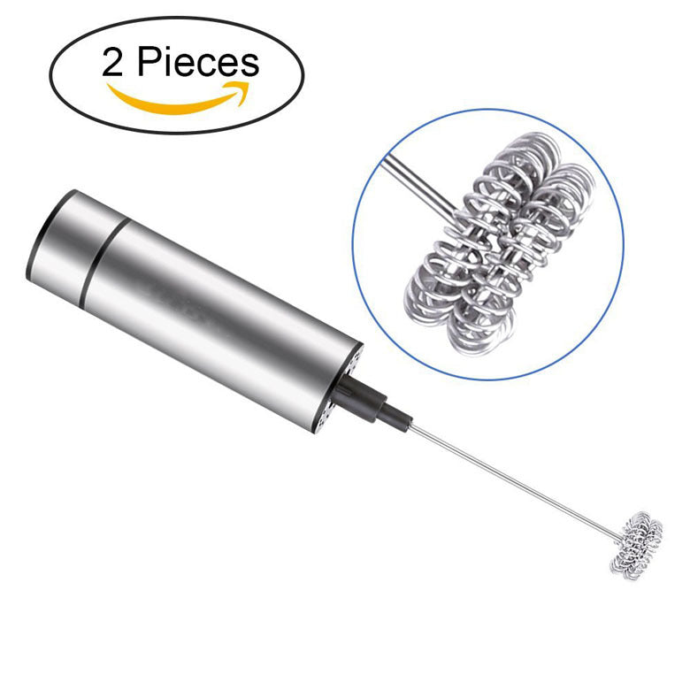 Electric Milk Frother & Coffee Whisk – One-Touch Handheld Foam Maker