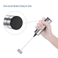 Electric Milk Frother & Coffee Whisk – One-Touch Handheld Foam Maker