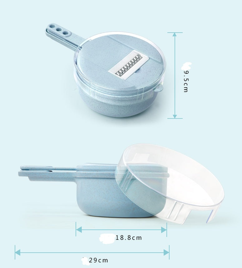 8-in-1 Mandoline Slicer & Vegetable Chopper – Food-Grade Stainless Steel